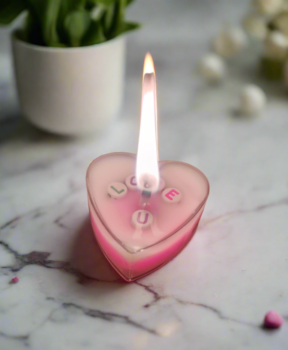Mini heart with rose fragrance