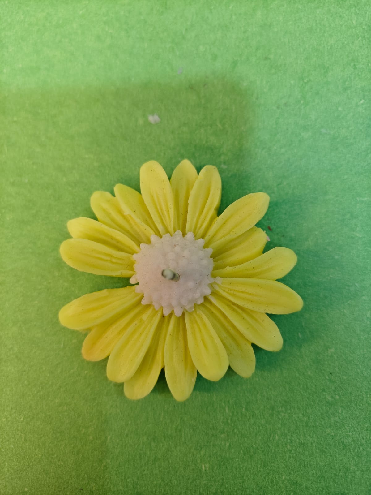 Colourful flowers candles