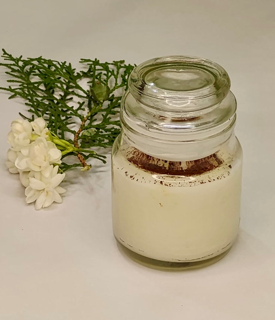 Coffee jar candle